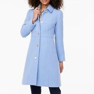 JCREW Light Blue Peacoat 

Elegant Light Blue Coat